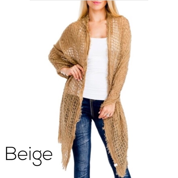 Waffle knit textured, Pashmina Scarves - Picture 3 of 8